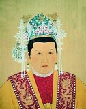 Empress Xiao Ci Gao, consort of the 1st Ming Emperor Hongwu (r. 1368-1398), mother of the 3rd Ming Emperor Yongle (r. 1402-1424).