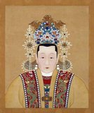 Empress Xiaozhangrui, consort of the 6th Ming Emperor Zhengtong (r. 1435-1449; 1457-1464).