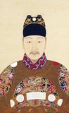 Emperor Taichang, 15th ruler of the Ming Dynasty (r. 1620).
Personal Name: Zhu Changluo, Zhū Chángluò.
Posthumous Name: Zhendi, Zhēndì.
Temple Name: Guangzong, Guāngzōng.
Reign Name: Ming Taichang, Ming Tàichāng.<br/><br/>

The Taichang Emperor was the 15th Emperor of the Ming Dynasty. He was born Zhu Changluo, the eldest son of the Wanli Emperor and succeeded his father as emperor in 1620. However his reign came to an abrupt end less than one month after his coronation when he was found dead one morning in the palace following a bout of diarrhea. He was succeeded by his son Zhu Youxiao, who became the Tianqi Emperor. His era name means 'Great Goodness' or 'Great Prosperity'.