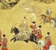China: Emperor Jiajing, 12th ruler of the Ming Dynasty (r. 1521-1567); Jiajing hunting with bow and arow on horseback.