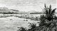 Thailand/ Laos: An 1867 view from the Mun River looking toward its confluence with the Mekong River.
